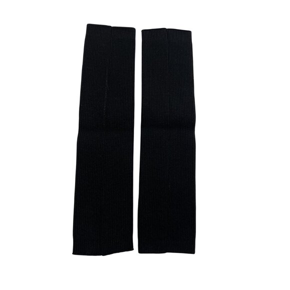 Chanel Ribbed Leg Warmers in Black - Picture 5 of 6